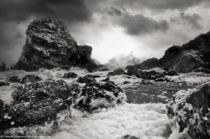 Foam on Ballydowane beach