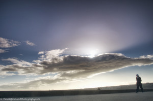 Walking on the promenade in Tramore