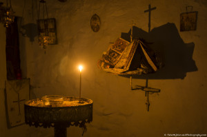 Inside the cave church