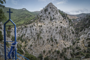 Entrance of the cave church