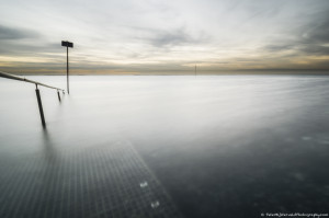 Flooded steps